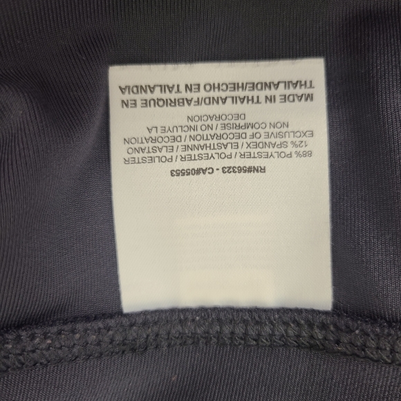 Nike Dri-Fit Gray and Orange Capri Athletic Pants Size Medium - Picture 2 of 5